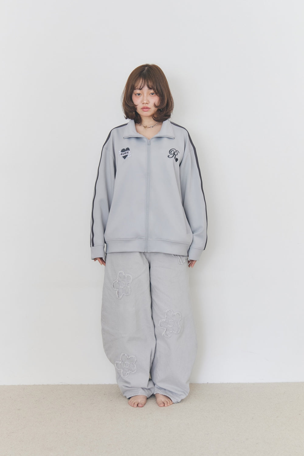 heart logo track jacket