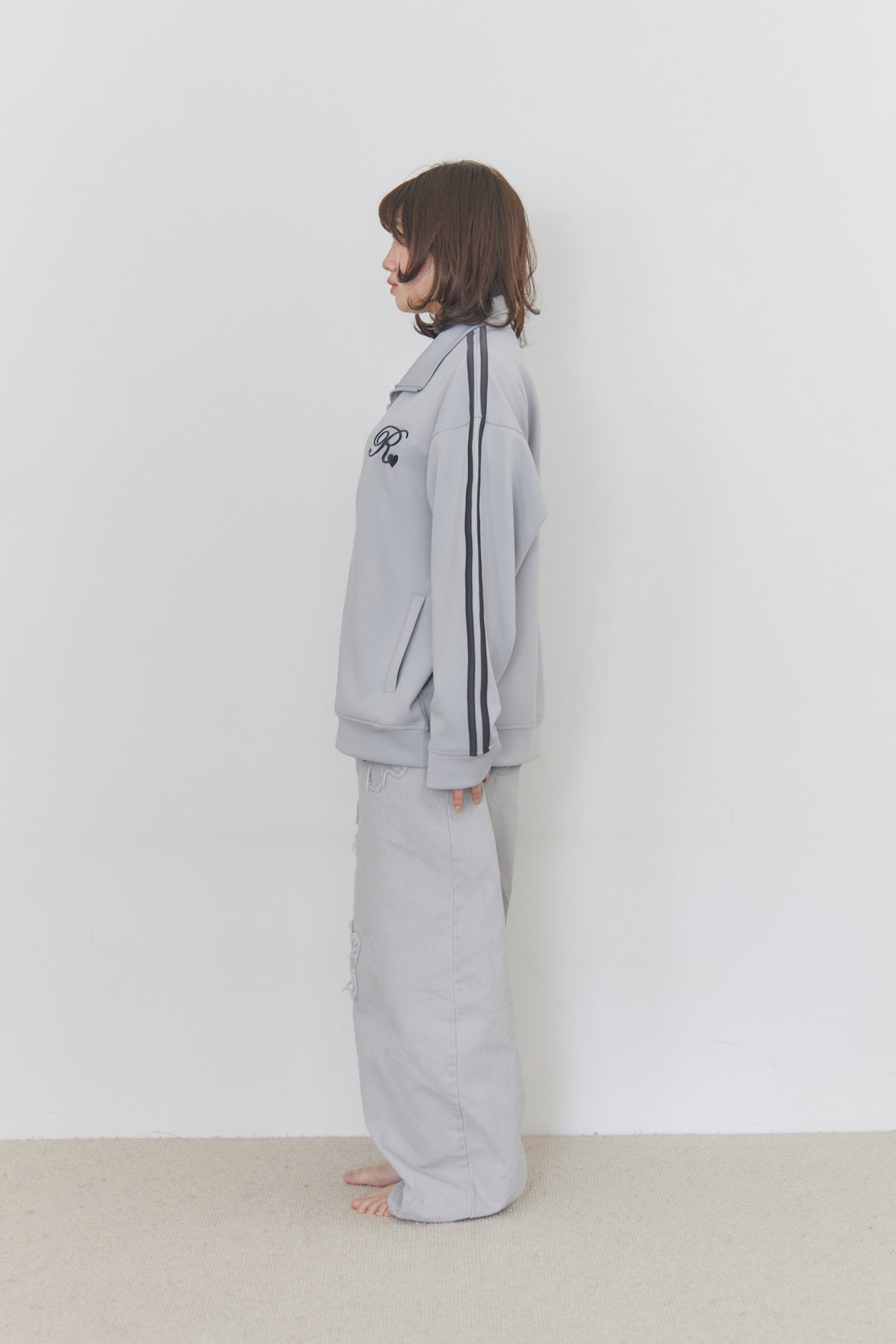 heart logo track jacket