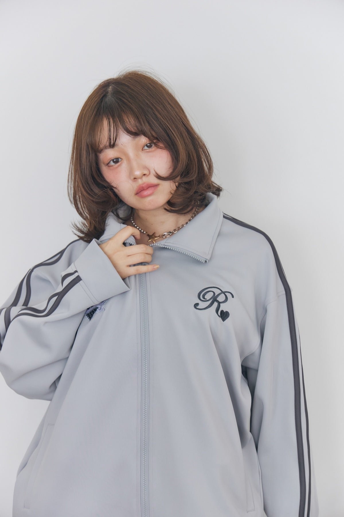 heart logo track jacket