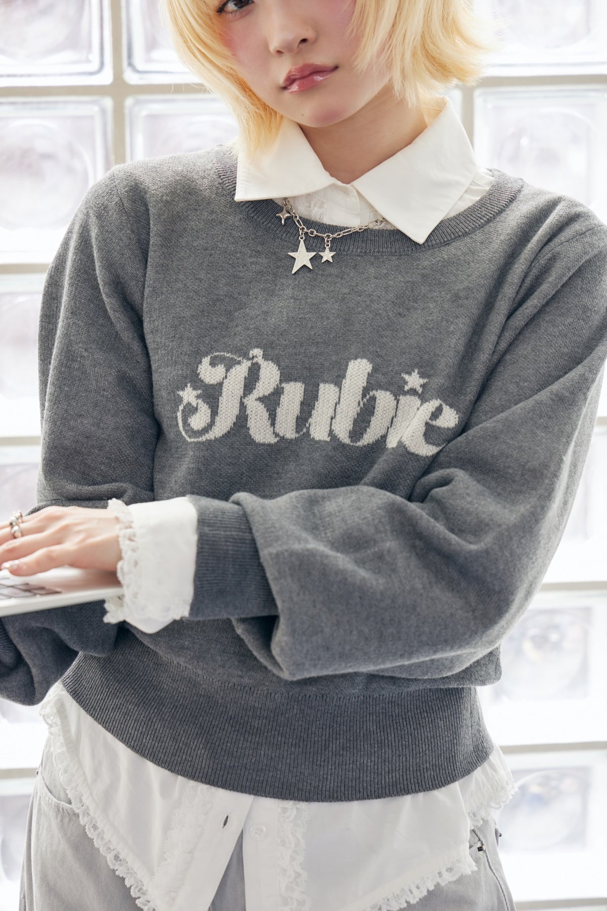 back feather RB spring knit
