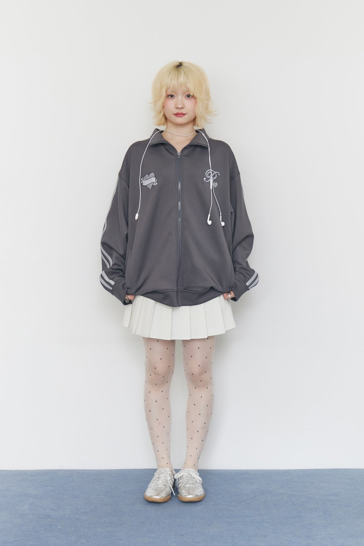 heart logo track jacket