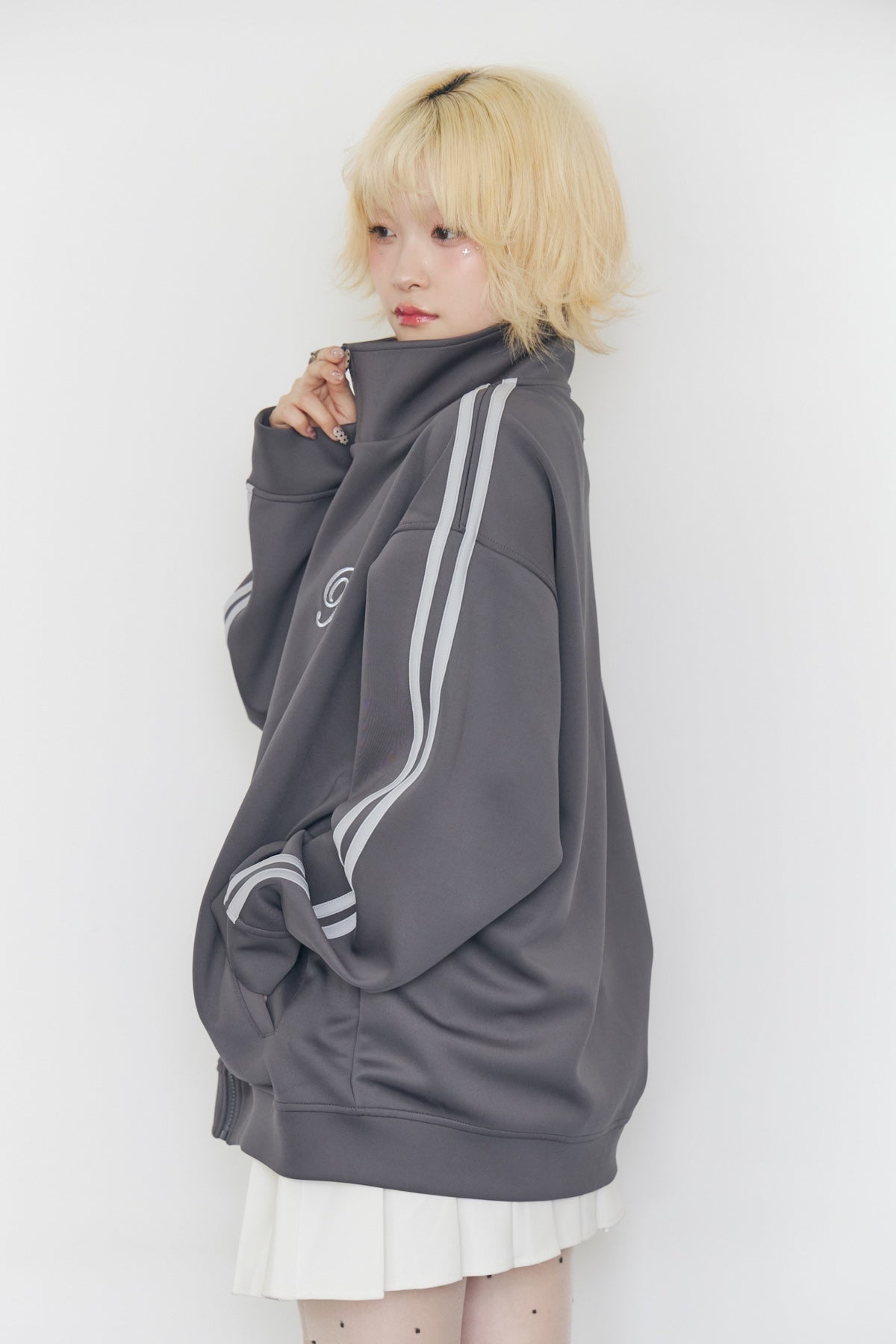 heart logo track jacket