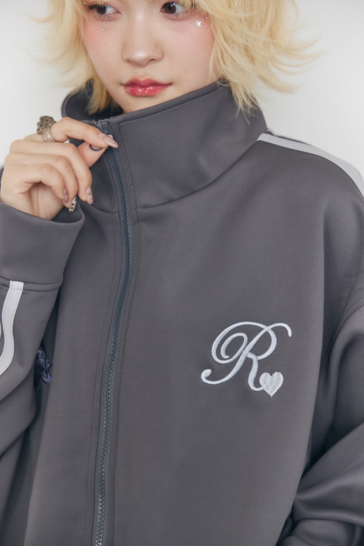 heart logo track jacket