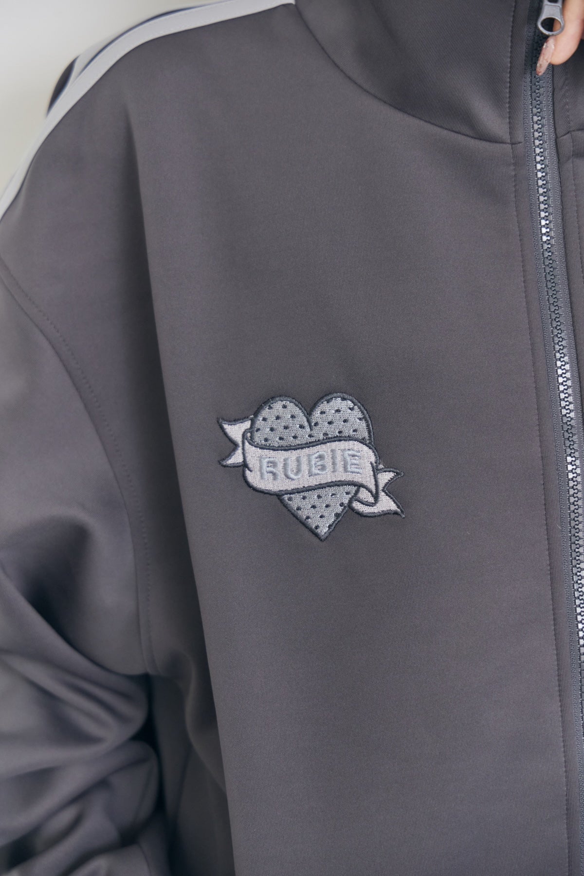heart logo track jacket